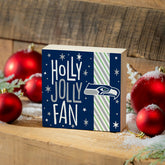 Seattle Seahawks Block, Holiday, 6x6, NFL, Home