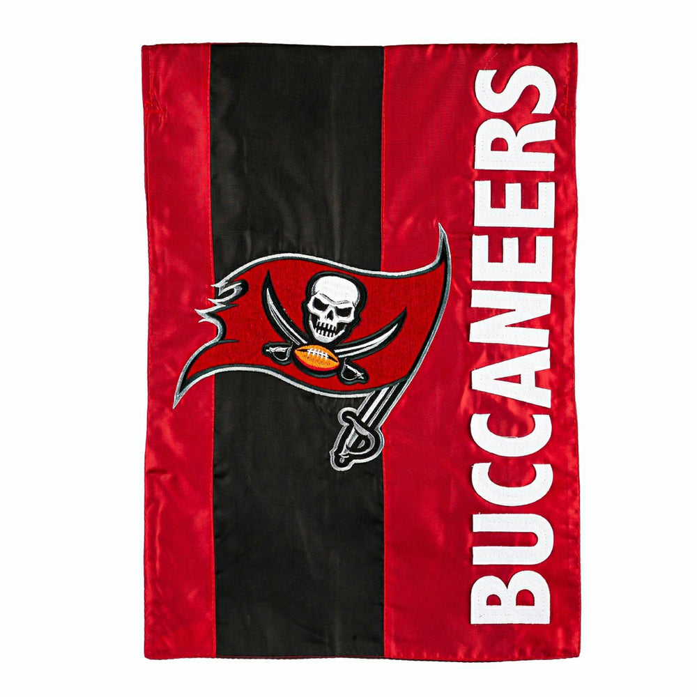 Tampa Bay Buccaneers Embellished Garden Flag, NFL, Home