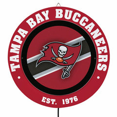 Tampa Bay Buccaneers, Metal Lite, Round, NFL