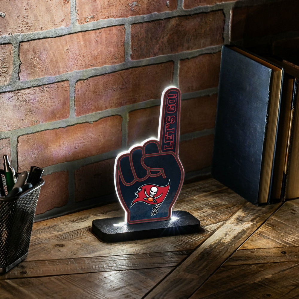 Tampa Bay Buccaneers NFL Football Foam Finger Desklite LED Decor, NFL, Home