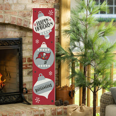 47" Double Sided Leaner, Tampa Bay Buccaneers, Christmas, NFL, Home