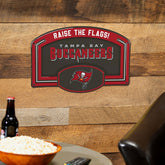 Tampa Bay Buccaneers USA Embossed Steel Wall Sign, 11" x 17", NFL, Home