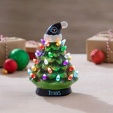 8" LED Ceramic Christmas Tree, Tennessee Titans, NFL, Home