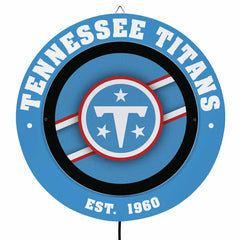 Tennessee Titans, Metal Lite, Round, NFL