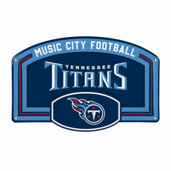 Tennessee Titans USA Embossed Steel Wall Sign, 11" x 17", NFL, Home
