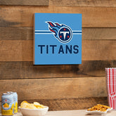 Tennessee Titans Wood Wall Sign, 12x12, NFL, Home