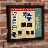 Scoreboard Wall Clock, Tennessee Titans, NFL, Home