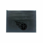 Front Pocket Wallet w/ RFID Blocking, Tennessee Titans, Black, NFL, Home