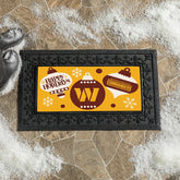 Washington Commanders Holiday Flocked Coir Sassafras Switch Mat, 22"x1, NFL