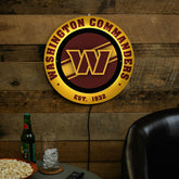 Washington Commanders, Metal Lite, Round, NFL