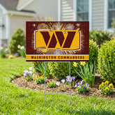 Washington Commanders Yard Sign, Patriotic, NFL, Home