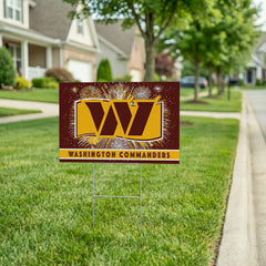 Washington Commanders Yard Sign, Patriotic, NFL, Home