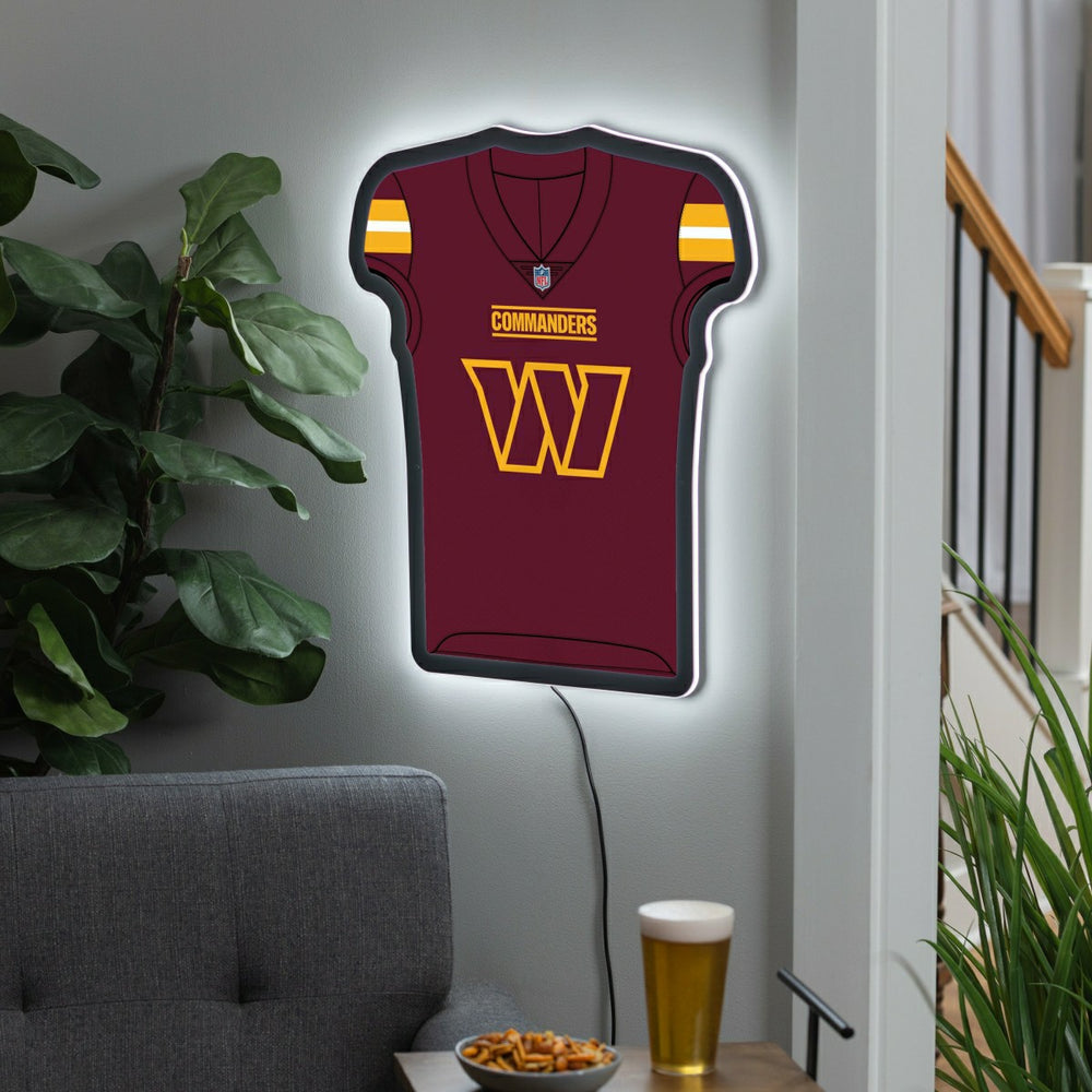 Washington Commanders NFL Football Jersey Edgelite LED Decor, NFL