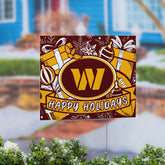 Washington Commanders Yard Sign, Holiday, NFL, Home