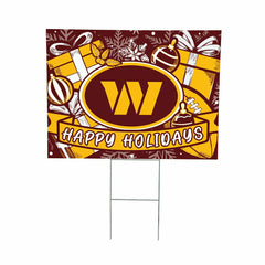 Washington Commanders Yard Sign, Holiday, NFL, Home