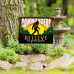 Washington Commanders Yard Sign, Bigfoot, NFL, Home