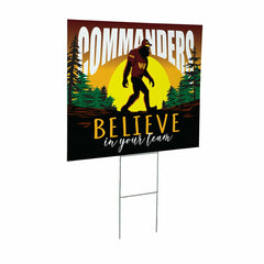Washington Commanders Yard Sign, Bigfoot, NFL, Home