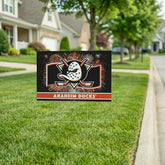 Anaheim Ducks Yard Sign, Patriotic, NHL, Home