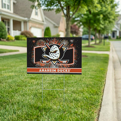 Anaheim Ducks Yard Sign, Patriotic, NHL, Home