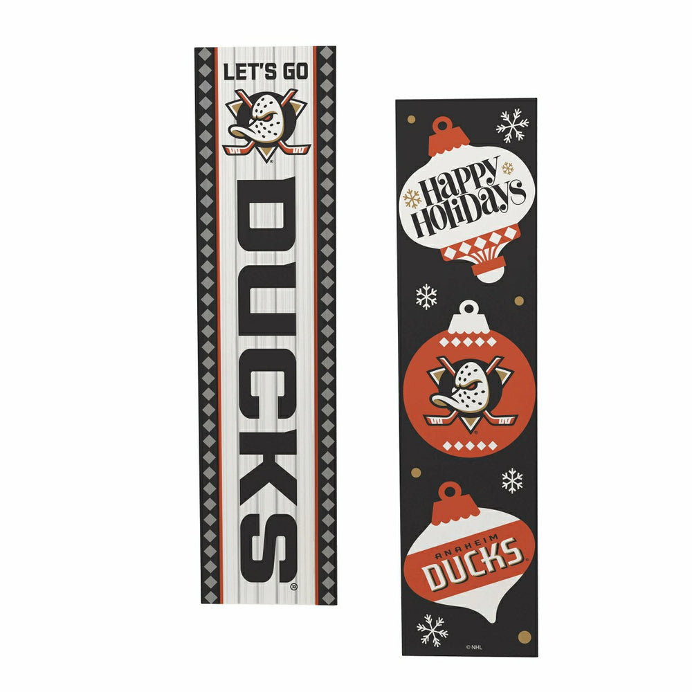 Anaheim Ducks Christmas Double Sided Large Leaner, 47", NHL, Home
