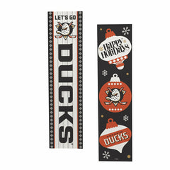 Anaheim Ducks Christmas Double Sided Large Leaner, 47", NHL, Home