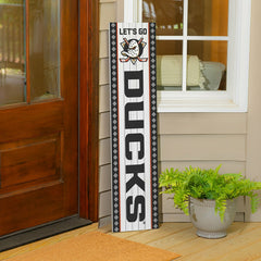 Anaheim Ducks Christmas Double Sided Large Leaner, 47", NHL, Home