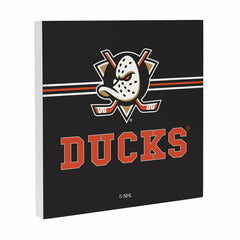Anaheim Ducks Wood Wall Sign, 12x12, NHL, Home