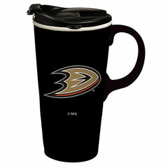 Boxed Travel Latte Cup, Anaheim Ducks, NHL, Home