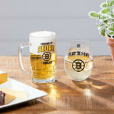 Stemless 17OZ Glass & Tankard 16OZ Gift Set, Boston Bruins, NHL, Home
