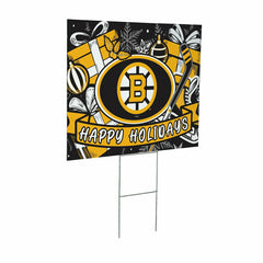 Boston Bruins Yard Sign, Holiday, NHL, Home