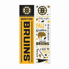 Boston Bruins Fall Seasonal Double Sided Large Leaner, 46", NHL, Home