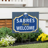 Buffalo Sabres Coroplast Yard Sign, "Fans Welcome", NHL, Home
