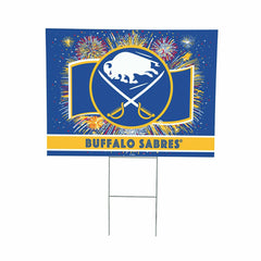 Buffalo Sabres Yard Sign, Patriotic, NHL, Home