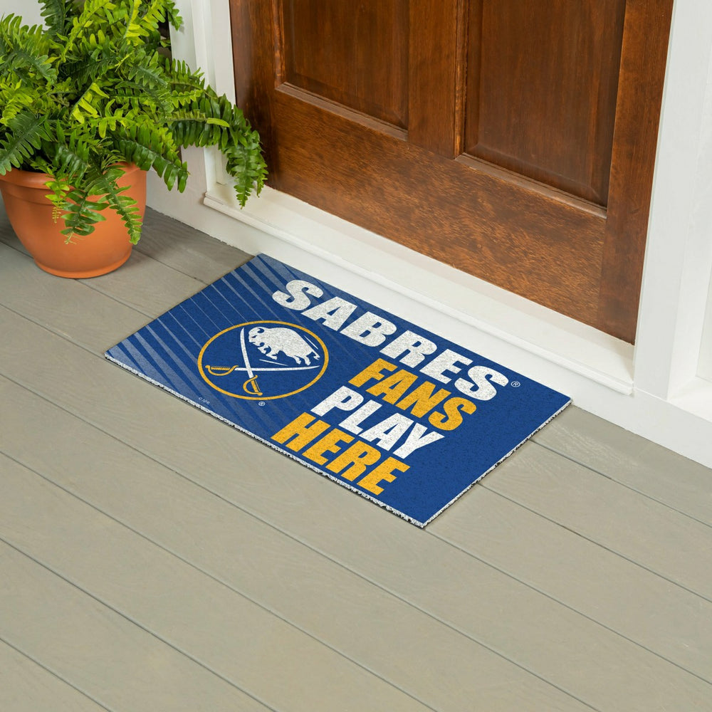Buffalo Sabres Fan Mat, 28"x16", NHL