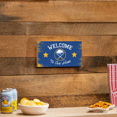 Buffalo Sabres Wood Wall Sign, 6x11, NHL, Home