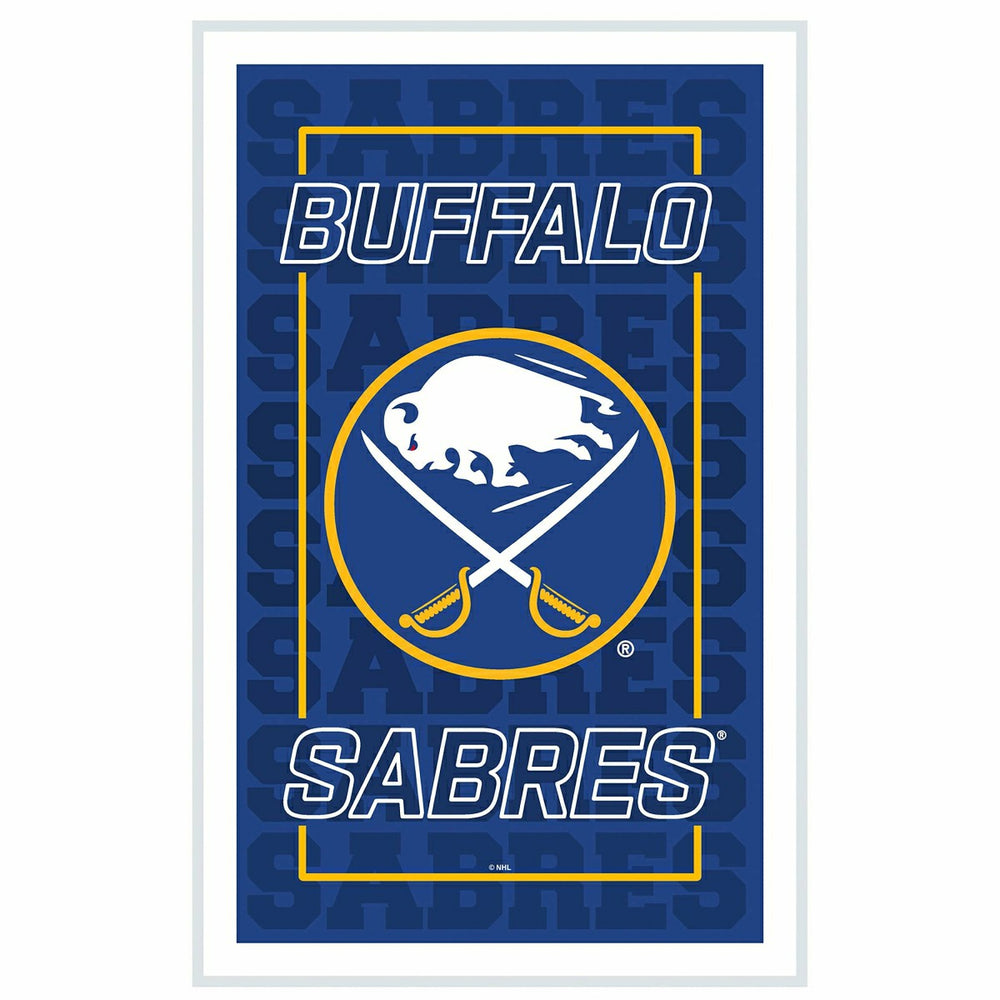 22"H x 14"L NeoLite Wall Decor, Rectangle, Buffalo Sabres, NHL, Home