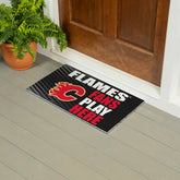 Calgary Flames Fan Mat, 28"x16", NHL