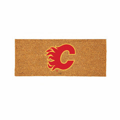 Calgary Flames Extra Large Full Color Coir Mat, 60"x24", NHL