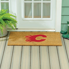 Calgary Flames Large Full Color Coir Mat, 36"x24", NHL