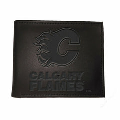 Calgary Flames, Bi-Fold Wallet, Black, NHL, Home