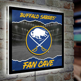 Calgary Flames 23"H x 23"L LED Wall Decor, Edgelite, Square, NHL