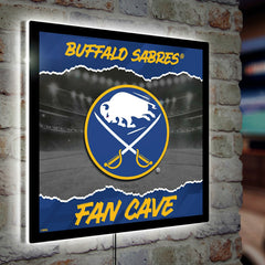 Calgary Flames 23"H x 23"L LED Wall Decor, Edgelite, Square, NHL