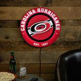 Carolina Hurricanes, Metal Lite, Round, NHL