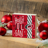 Carolina Hurricanes Block, Holiday, 6x6, NHL, Home