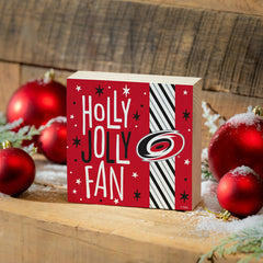 Carolina Hurricanes Block, Holiday, 6x6, NHL, Home