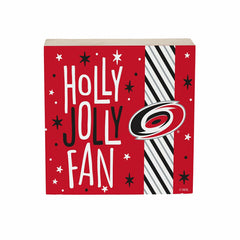 Carolina Hurricanes Block, Holiday, 6x6, NHL, Home