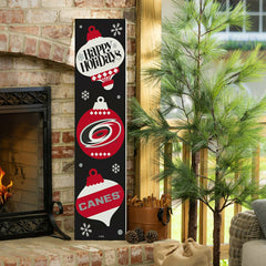 Carolina Hurricanes 47" Double Sided Leaner, Christmas, NHL, Home