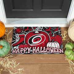 Carolina Hurricanes Halloween PVC Mat, 28"x16", NHL