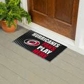 Carolina Hurricanes Fan Mat, 28"x16", NHL