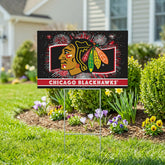 Chicago Blackhawks Yard Sign, Patriotic, NHL, Home